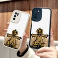 thumbnail image 1 of "Expresa tu estilo con una moderna funda plateada mate de doble capa con gráficos para iPhone", 1 of 4