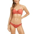 thumbnail image 3 of Sundazed TERRACOTTA Nixie Printed Ruffled Halter Bikini Swim Top, US 34C, UK 34C, 3 of 3