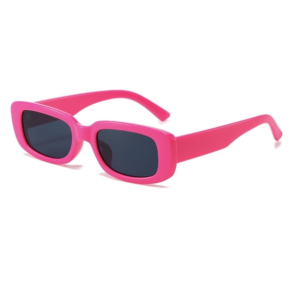 Gafas de Sol BUTABY Rectangulares Retro UV400 Fucsia para Mujer