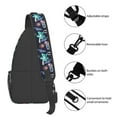 thumbnail image 4 of Summer Neon Flamingo Sling Bag Crossbody Chest Backpack For Women Men Casual Adjustable Shoulder Daypack For Hiking Travel, 4 of 6