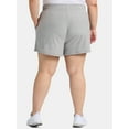 thumbnail image 2 of Athletic Works Women's and Women’s Plus ButterCore Soft Performance Gym Shorts, 2-Pack, Sizes XS-4X, 2 of 5