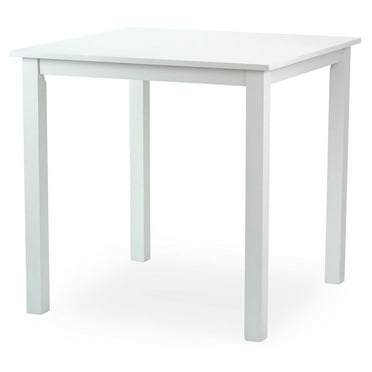 Yumiko Solid Wood Round Dining Table Kitchen Modern, White Color - Walmart.com