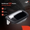 thumbnail image 3 of A-Premium Rear Right Passenger Side Interior Door Handle Compatible with Honda Civic 2001 2002 2003 2004 2005, Black Housing with Chrome Lever, Replace# 72620-S5N-C01ZA, 3 of 6