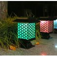 thumbnail image 3 of Luces solares de jardín impermeables para exteriores, luces de jardín para el hogar, Villa, césped, rejilla de panal (luces de colores)   JM, 3 of 5