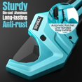 thumbnail image 4 of SHALL PVC Pipe Cutter, Cuts up to 2-1/2&acirc;?, Heavy-Duty Aluminum Ratchet Pipe Cutter Tool for PVC, PPR, PE, PEX, Plastic Hoses & Plumbing, 4 of 7