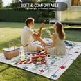 thumbnail image 4 of Outdoor Rug 6x9 ft Patriotic Butterfly 4th of July Waterproof Outdoor Patio Rug Mat Non Slip Outside Area Rugs Carpet for RV,Camping,Porch,Deck,Pool,Balconybackyard,Red Blue Stars Eucalyptus, 4 of 9