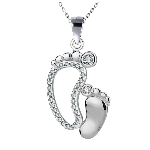 Riforla Gifts for Mom Sterling Silver Mother's Day Daughter Love Heart Necklace Pendant Womens Jewelry Silver