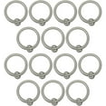 thumbnail image 4 of Urbanest Curtain Rings with Eyelets, 1.5" Inner Diameter, Set of 14 - Pewter, 4 of 6