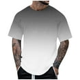 thumbnail image 2 of T-shirt de Sport d'Été pour Hommes avec Col à Revers Élégant et Design Dégradé 3D à Manches Courtes et Col Rond pour Performance Quotidienne, 2 of 7