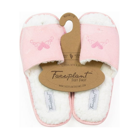 Faceplant Dreams Vegan Fluffy Suede Pink Love Small