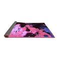 thumbnail image 2 of Ahgly Company Indoor Round Abstract Purple Modern Area Rugs, 7' Round, 2 of 4
