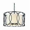thumbnail image 4 of Troy Lighting Sausalito 5-Light Pendant - Deep Bronze Finish with Hardback Linen Shade, 4 of 4