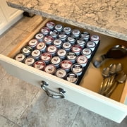 Polar Whale Coffee Pod Storage Organizer Slim Tray Drawer Insert for Kitchen Home Office Waterproof Foam 12.5 X 12.5 Inches Holds 36 Compatible with Keurig K-Cup