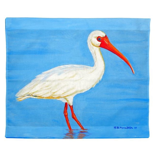 Betsy Drake TP1086 24 x 30 Po Pose Murale Extérieure Ibis Blanche