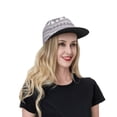 thumbnail image 4 of Flat Bill Trucker Hats for Women Men - cute Alpaca Llama exotic Adjustable Flat Baseball Cap Snapback Hats Dad Hats for Men, 4 of 7