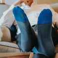 thumbnail image 2 of Pierre Henry Over the Calf Socks for Men (3 pairs) | Cotton Over the Calf Dress Socks, 2 of 3