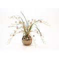 thumbnail image 1 of Tige d'Orchidée Vanda Dorée dans une Sphère en Or Brûlé, 1 of 1