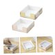 thumbnail image 3 of EXHUMKY 2Ud Caja Organizadora De Papelería Acrílica Con Estilo Mármol Para Uso Doméstico, 3 of 8