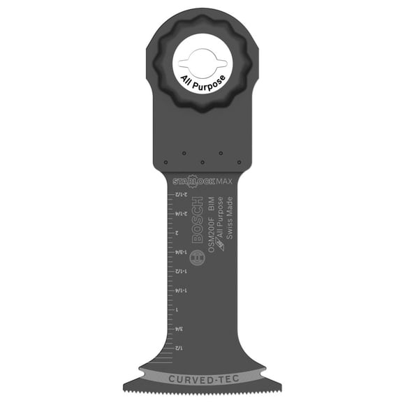Cuchilla multiherramienta oscilante Bosch OSM200F StarlockMax® de 5 cm
