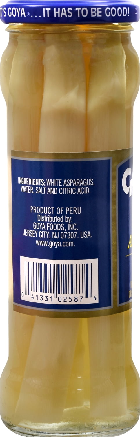 (3 pack) Goya White Asparagus, Canned Vegetables, 11.64 oz