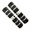 Black, variant on SPRING PARK 1 Pair Aluminum Alloy Pegs Bike Cycling Bicycle Rear Stunt Foot Pegs Socles Pedals