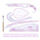 thumbnail image 5 of Kenally Rosa 7 Uds. Medición de plástico costura regla métrica curvada prendas de costura suministros de sastre herramientas de sastre Artesanía, 5 of 6