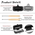 thumbnail image 3 of 4X Hot Dog Toaster , Double-Sided Sandwich Baking Pan, Cheese Maker Sandwich Maker Flip Pan,Camping Frying Pan, 3 of 5