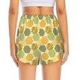 thumbnail image 3 of Picia Bee honey Pattern Women's 2 in 1 Athletic Running Shorts High Waisted Workout Casual Gym Sweat Shorts with Comfy Liner Zipper Pockets-Medium, 3 of 9