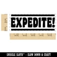 thumbnail image 2 of Expedite Bold Express Mail ASAP Self-Inking Rubber Stamp Ink Stamper for Business Office - Purple Ink - Large 2-2/4 Inch, 2 of 7