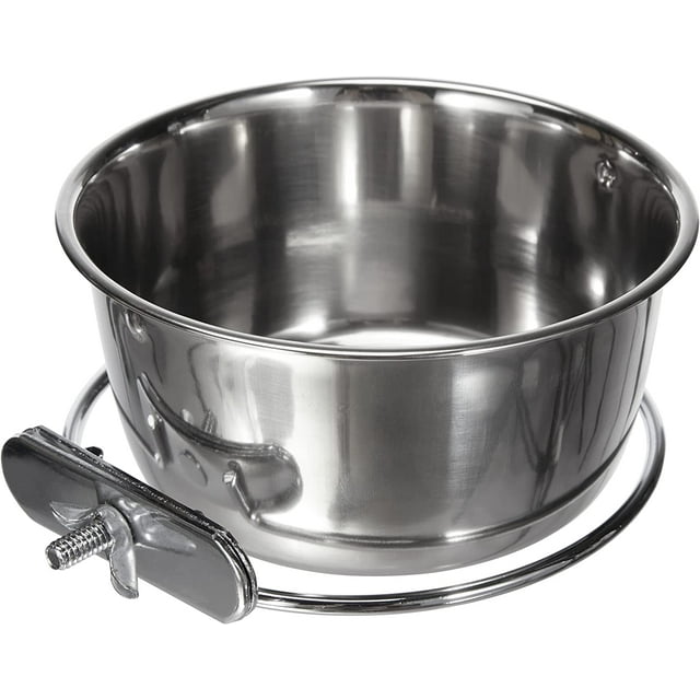 Cuenco de acero inoxidable para animales pequeños de 10 cm de diámetro