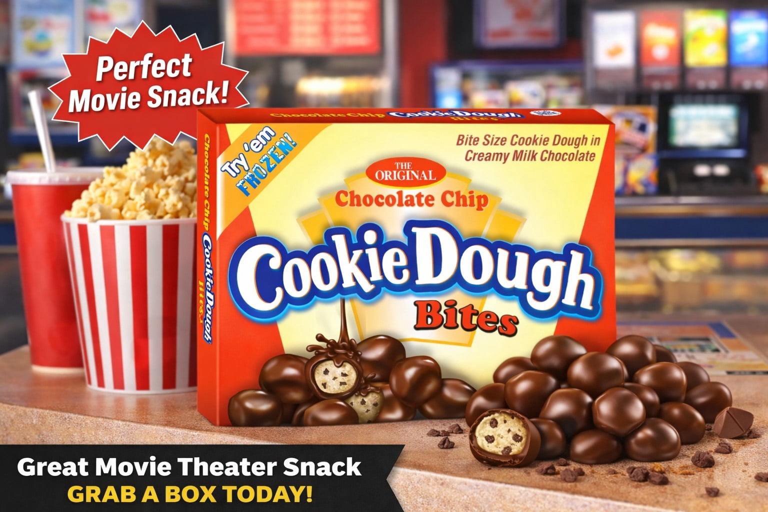 Taste of Nature Chocolate Chip Cookie Dough Bites, 4 oz.