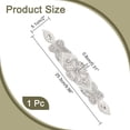 thumbnail image 2 of Flower Pattern Hotfix Rhinestone Glass Rhinestone Applques for Bridal Dress Sash Belt 253x51x8mm, 2 of 6