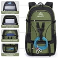 thumbnail image 3 of Mochila de senderismo SEMSTY ampliable 40L/50L para viajes, 3 of 7