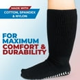 thumbnail image 5 of Aounq 2 Pairs Extra Wide Diabetic Socks for Men Women,Plus Size Socks for Swollen Feet,Non-binding Hospital Socks,Non Slip Socks,One Size Unisex, 5 of 8