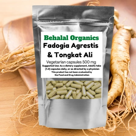 Tongkat Ali and Fadogia Agrestis 500mg vegan 100 Quick Capsules