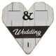thumbnail image 4 of Marco de fotos de boda de madera madera de boj romántico rústico hecho a mano patrón de corazón dulce regalo foto versátil marco para colgar en la pared decorativo ANGGREK Otros, 4 of 8