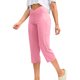 thumbnail image 4 of mfyjkho Pantalones Cortos De Gimnasio, Pantalones Cortos Con Bolsillos Y Cintura Elástica Lisa, Pantalones Casuales Elásticos Y Elegantes Para Primavera Y Verano Para Mujer. L, 4 of 8