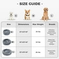 thumbnail image 5 of PAWZ Road Calming Donut Dog Bed Anti-Anxiety Plush Pillow Round Puppy Cat Bed 23" for Pets Up to 25lbs,Gray, 5 of 12