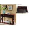 thumbnail image 4 of Pilaster Designs Ethan Contemporary Wood Console Sofa Table w/ Drawers in Cherry, 4 of 4