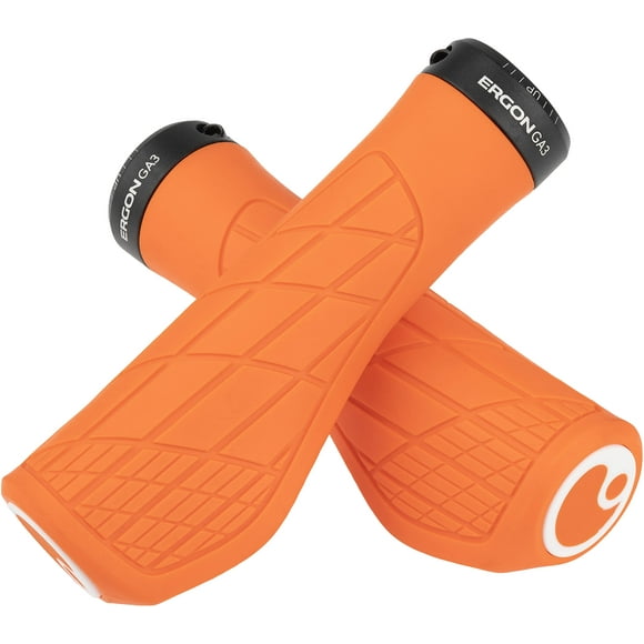 Ergon GA3 Grips - Juicy Orange Lock-On Large