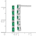 thumbnail image 2 of Primal Gold 14 Karat White Gold Emerald Earrings, 2 of 5