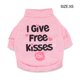 thumbnail image 3 of Methold Ropa Camisa Estampado de letras Disfraces Chaqueta de cuello Accesorios de belleza Perros Chihuahua Cachorro Bulldog Rosa XS Type3 NO3 Methold PT003727-21B, 3 of 6