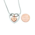 thumbnail image 5 of Anavia Floating Drop Heart Cremation Jewelry for Ashes Memorial Necklace Ash Urn Keepsake-[Silver - Rose Gold], 5 of 6