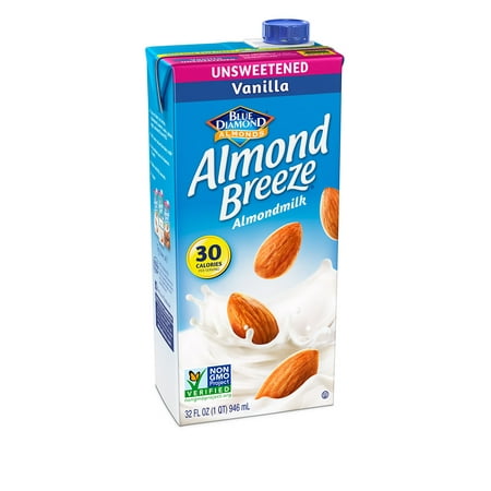 (4 pack) Almond Breeze Almondmilk, Unsweetened Vanilla 32 fl