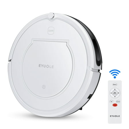 Eyugle Kk320 Robotic Vacuum With Easy Scheduling Remote Cleaner And Mop Pet Hair Care, Powerful Suction Tangle-Free, Slim Design, Auto Charge, Good For Hard Floor And Low Pile