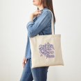 thumbnail image 3 of CafePress - UNICORN KISSES And MERMAID WISHES - Unisex Canvas Tote Bag, Beige, 1-Piece, 3 of 6