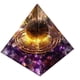thumbnail image 1 of Pirámide De Cristal Crystal Orgone Pyramid Healing Energy Generator Home Office Decor Gem Crafts, 1 of 5