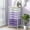 Purple, variant on Rolling Carts with Wheels,Utility Cart with 8 Drawers and Wooden Tabletop,Rolling Drawer Cart,Plastic Drawer Storage for Living Room,Classroom,Bedroom,Bathroom,Dorm,Office,Brown