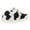 Black, variant on GDREDA Cow Slippers For Women's and Men's Cloud Slippers Comfortable House Slippers Cute Cow Animal Slippers Indoor and Outdoor Black,9