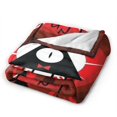thumbnail image 3 of Bill Cipher Cartoon Fleece Blanket for Boys Girls Kids, Ultra Soft Cozy Warm Flannel Throw Blankets, Lightweight Plush Blanket Gifts for Bed Sofa Living Room Couch Home Decor, 3 of 7